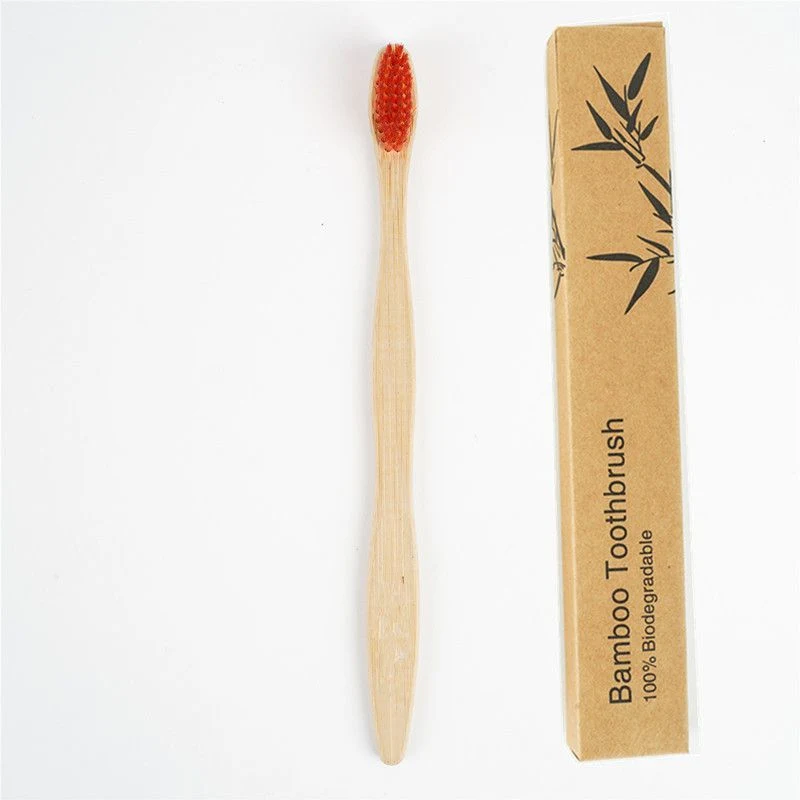 Low Carbon Bamboo Toothbrush Eco-Friendly Plastic-Free