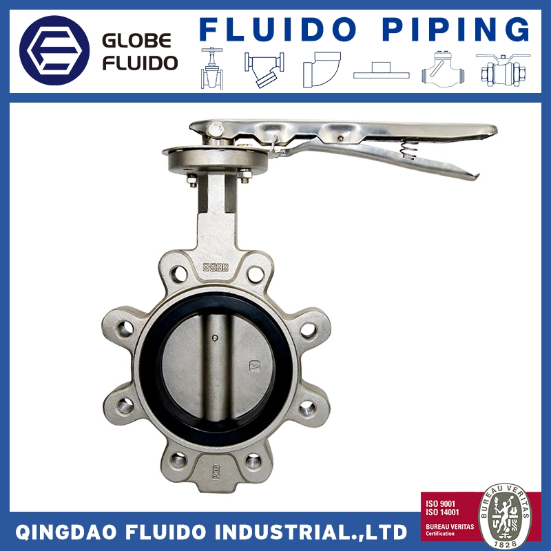 Clapet à bille en acier inoxydable 304 316 à bride Rptfe.