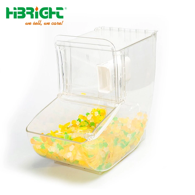 Retail Store Supermarket Plastic Food Grade Acrylic Candy Box