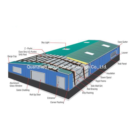 Prefab Steel Structure Vegetable Logistic Warehouse Ware House