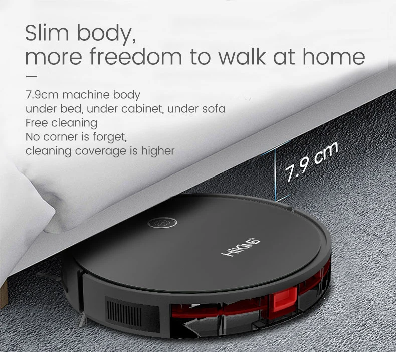 Gyroscope Smart Mop Robot Vacuum Cleaner for Home Cleaning