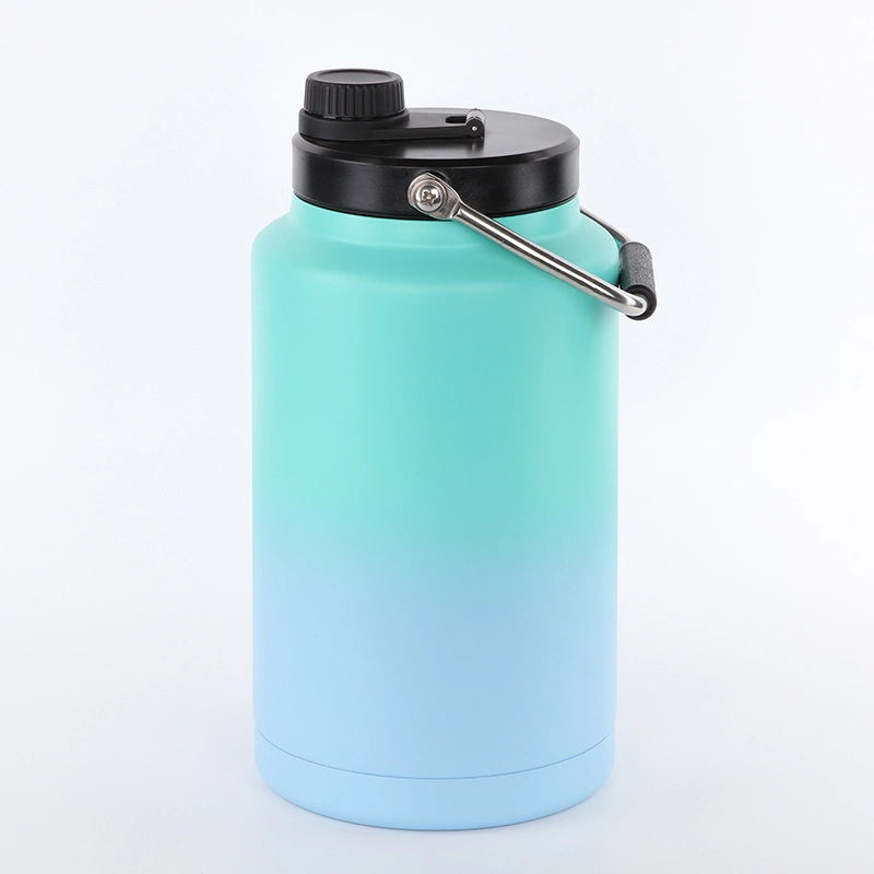 New Design Stainless Steel Water Bottle Large Capacity Double Wall Vacuum Gallon Water Bottle for Sport