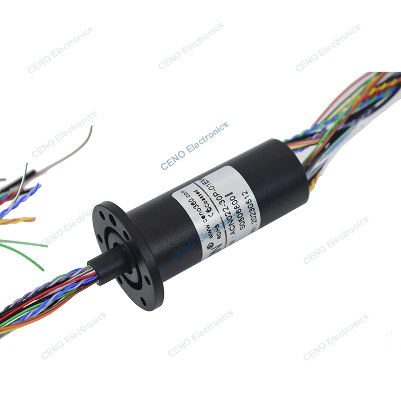 Integrated PLA RS422 HDMI and Ethernet Signal Miniature Capture Slip Rings Collectors