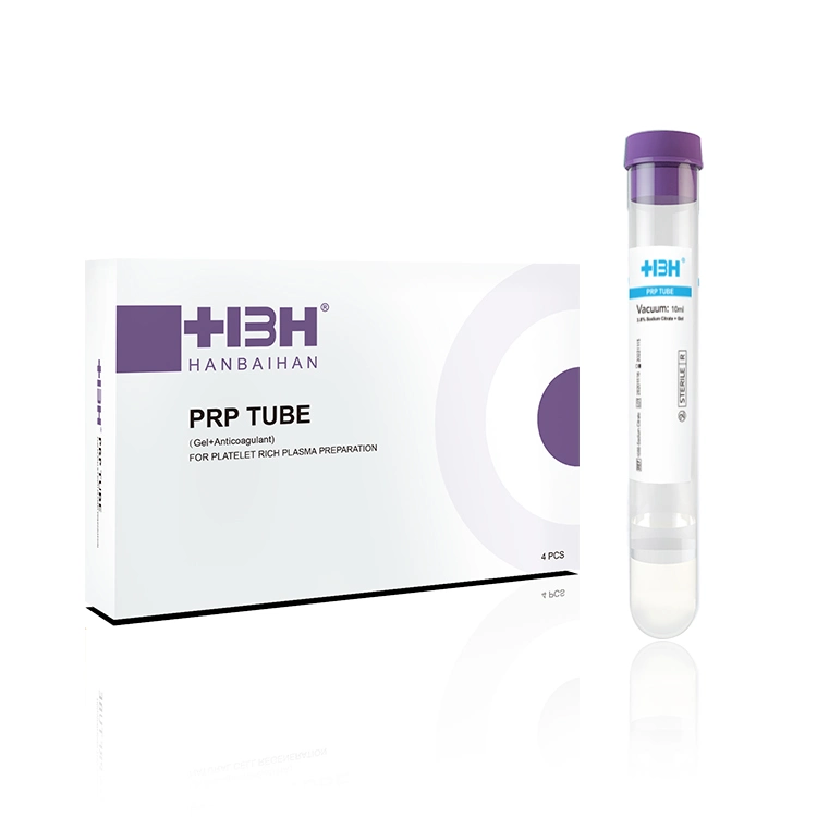 High Efficacy Transmissible Infections PRP Tubes with Gel and Anticoagulant