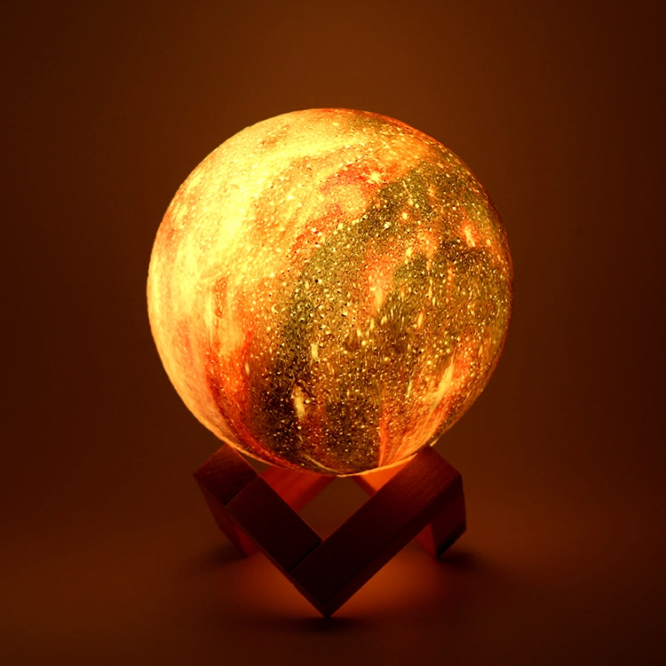 LED Moon Earth Light Lamp Desk Kids Night Light Galaxy Lamp Birthday