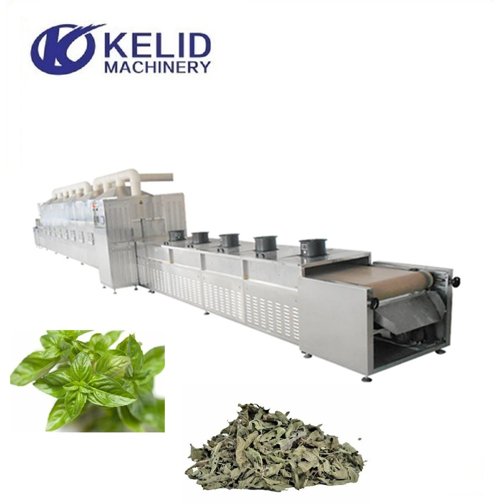 Continuous Drying Tea Vegetable Rosebud Dryerprocessing Line Manufacturer Plant