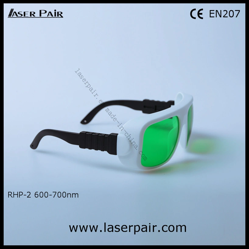 Adjustable Frame 36 of Laser Safety Goggles & Laser Protection Eyewear 635nm, 650nm, 694nm (RHP-2 600-700nm) with Frame 36