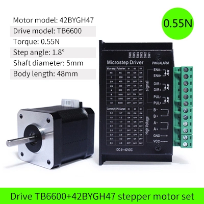 Motor paso a paso Plus Controller (NEMA17 0,55m y N. 48 mmL 25600 DM452C)