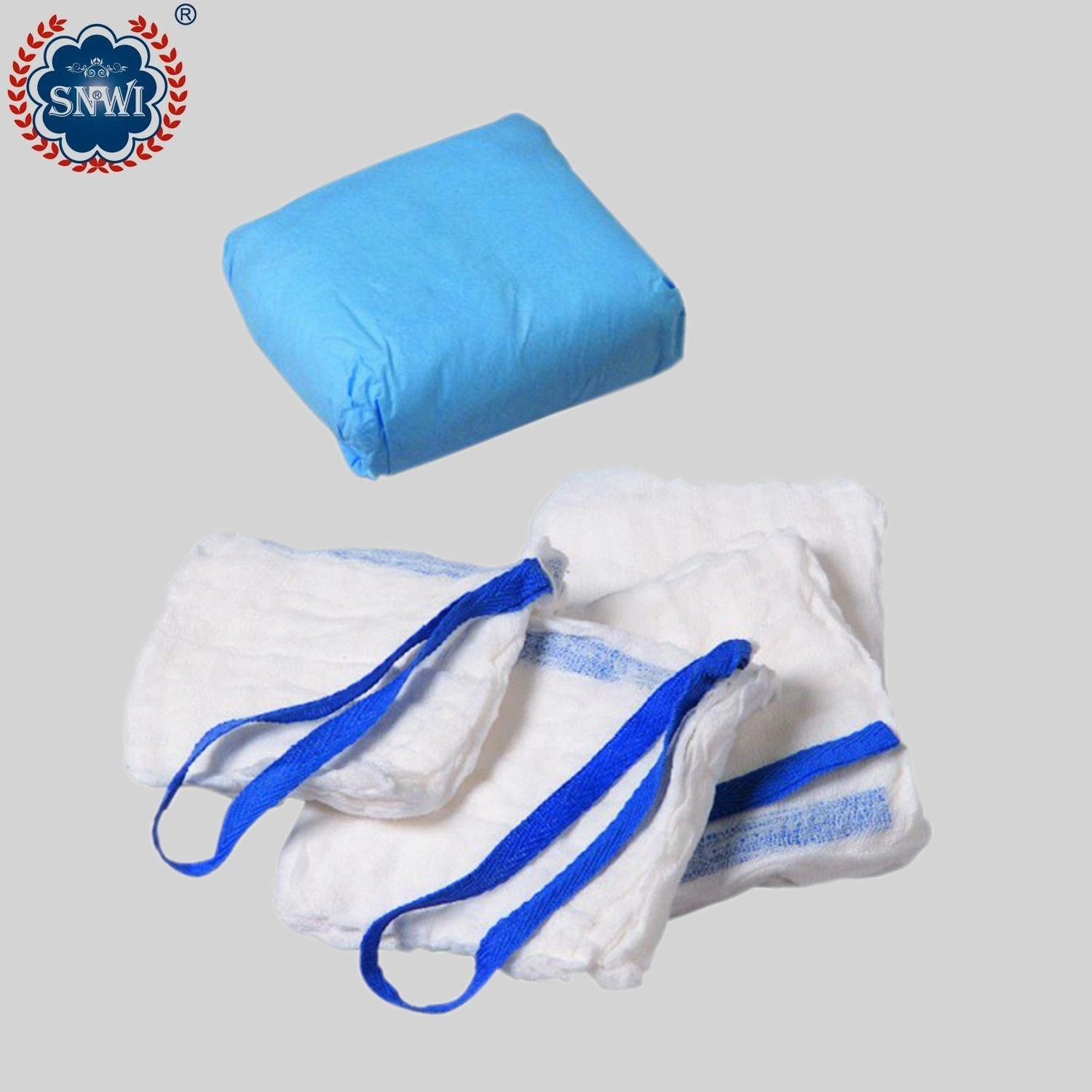 Wholesale/Supplier Disposable Hospital Surgical Hemostatic Sterile Cotton Absorbent Gauze Swabs with CE ISO Approved