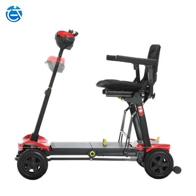 Smart Self-Folding Effortless Electric Four-Wheel Mobility Scooter