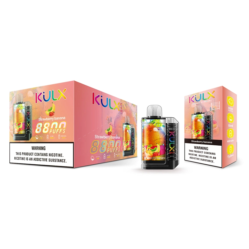 Kulx 8800puffs OEM ODM Großhandel/Lieferant Einweg E-Zigaretten vs Fume Esco Balken Randm