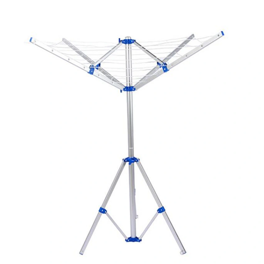 Foldable Movable Aluminium Rotary Clothes Drying Rack Airer