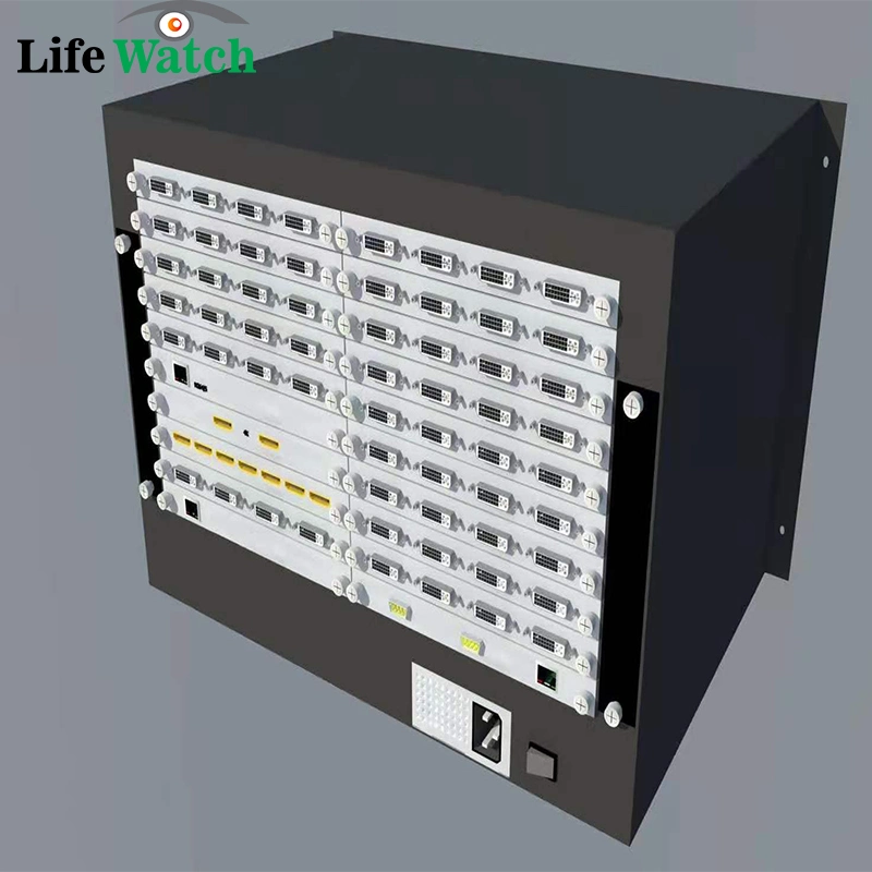 7u Chassis IP LED Video Walls Controller Processor for Command Room