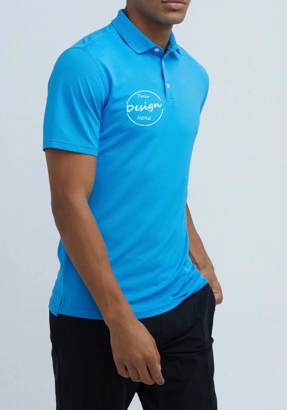 Quick Dry Polyester Polo Shirt Bulk Wholesale/Supplier Embroidered Plain Short Sleeve Summer Casual Sports Gym Golf Polo T Shirt for Men