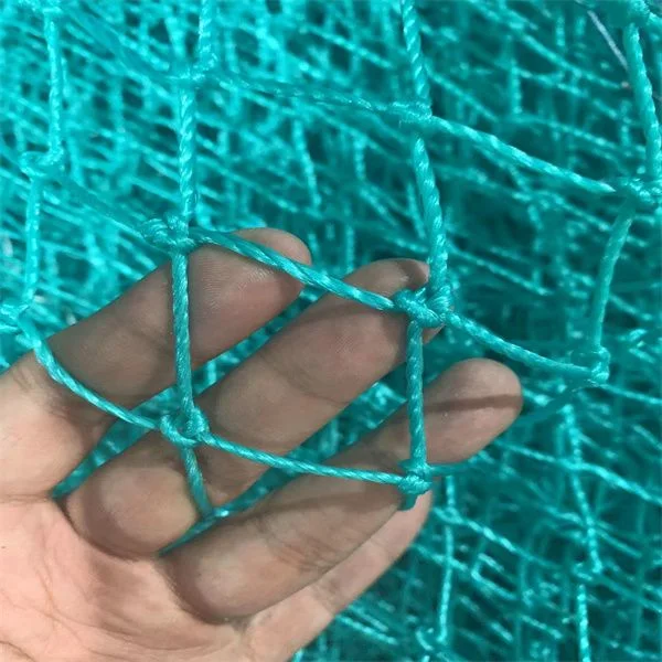 Wholesale/Supplier Multifilament Gray Colour Knotted Fencing Polyethylene Nylon PE Rope Plastic Fishing Net Price