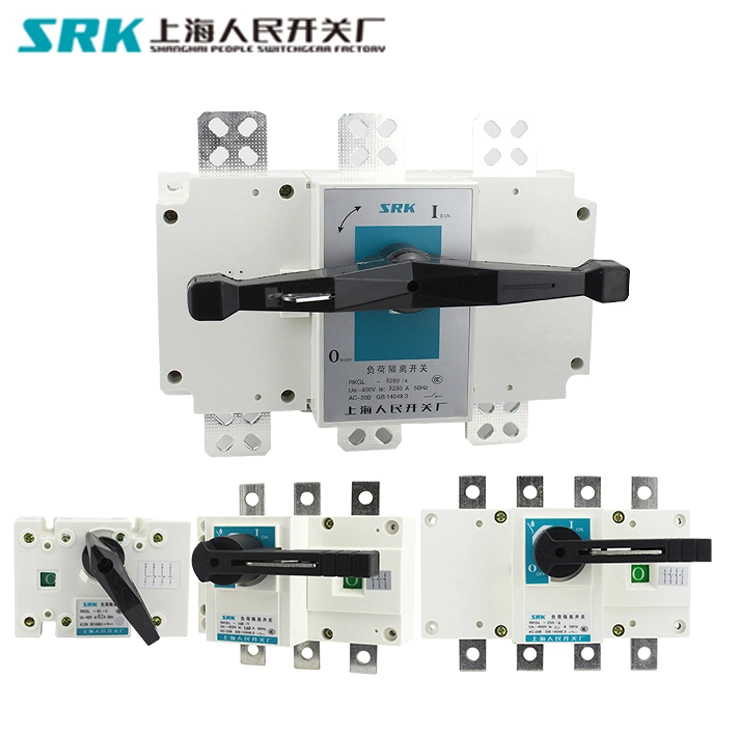 40-Year Manufacturer 16A-3150A 3p 4p Manual Load Isolation Disconnector 40A Changeover Switch