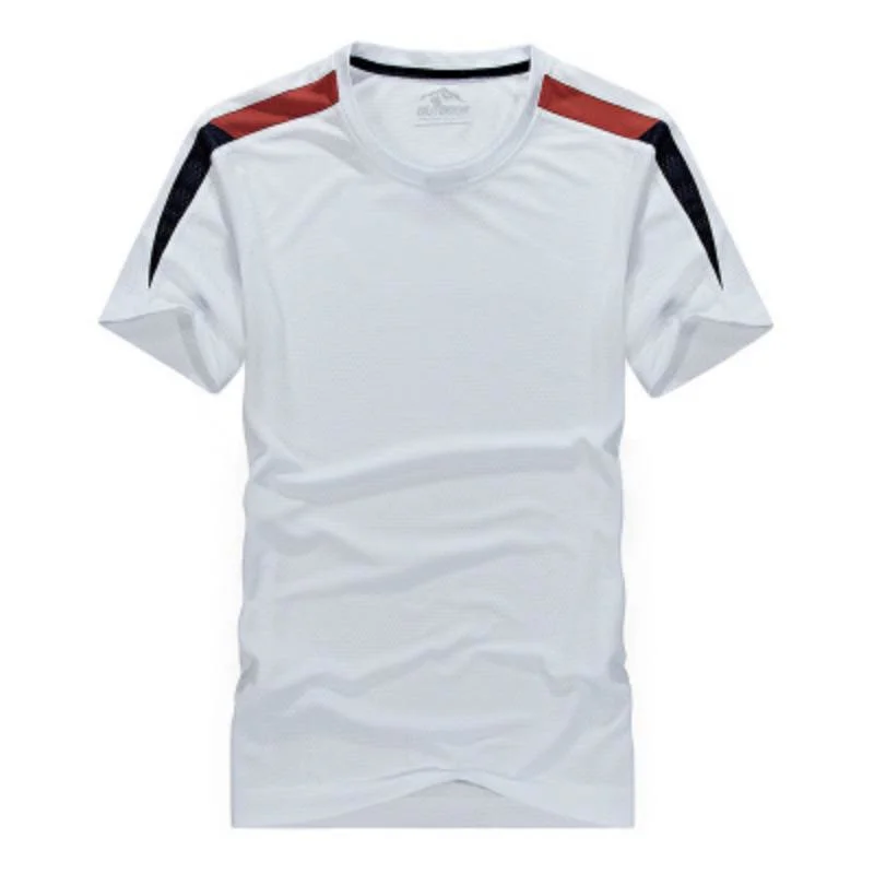 Manufacturer Direct Summer Quick Dry T-Shirt Male Sports Short Sleeve Round Neck