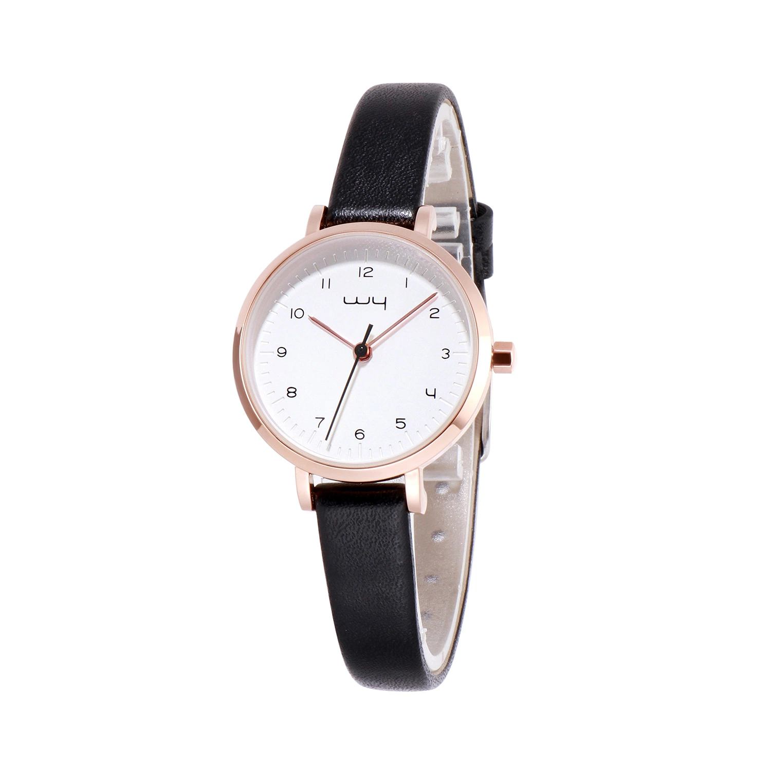 Fashion Clock Wholesale/Supplier Leather Strap Quartz Ladies Wrist Watch Wy-163