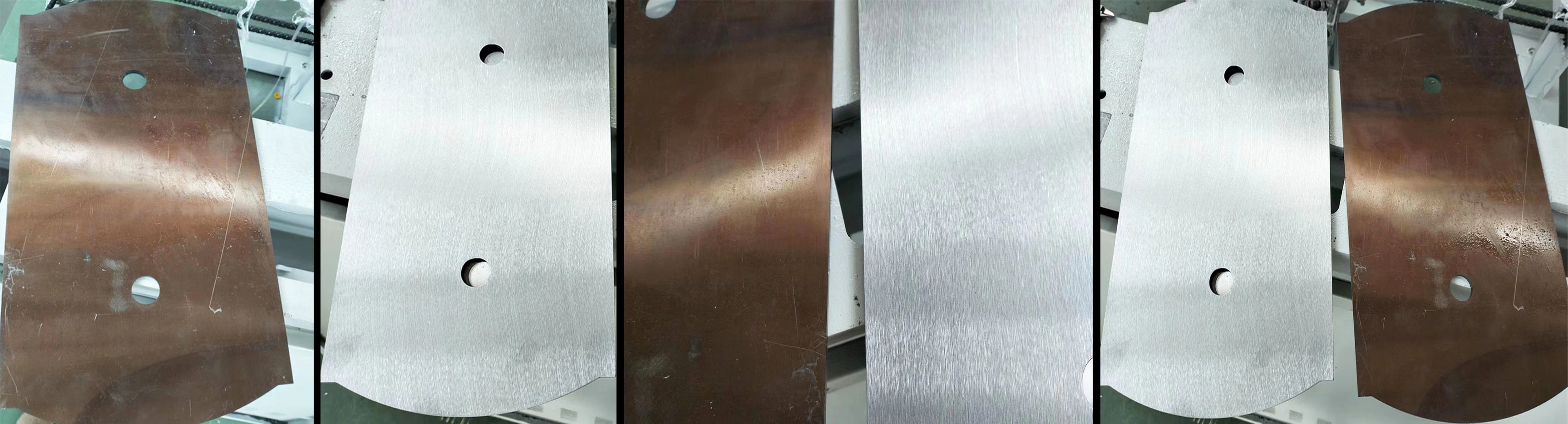 Chapa de aleación de aluminio borde plano Chamfering esmerilado pulido Desbarbador máquina Para la extracción de rebabas de placas metálicas