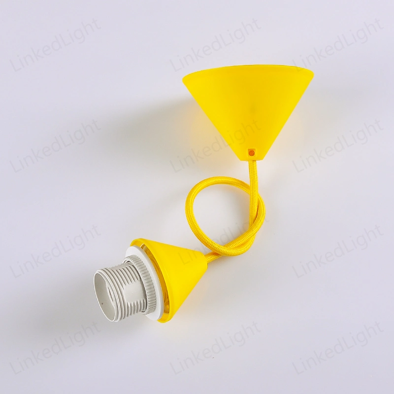 Plastic Hanging Light Socket DIY Ceiling Pendant Lamp E27