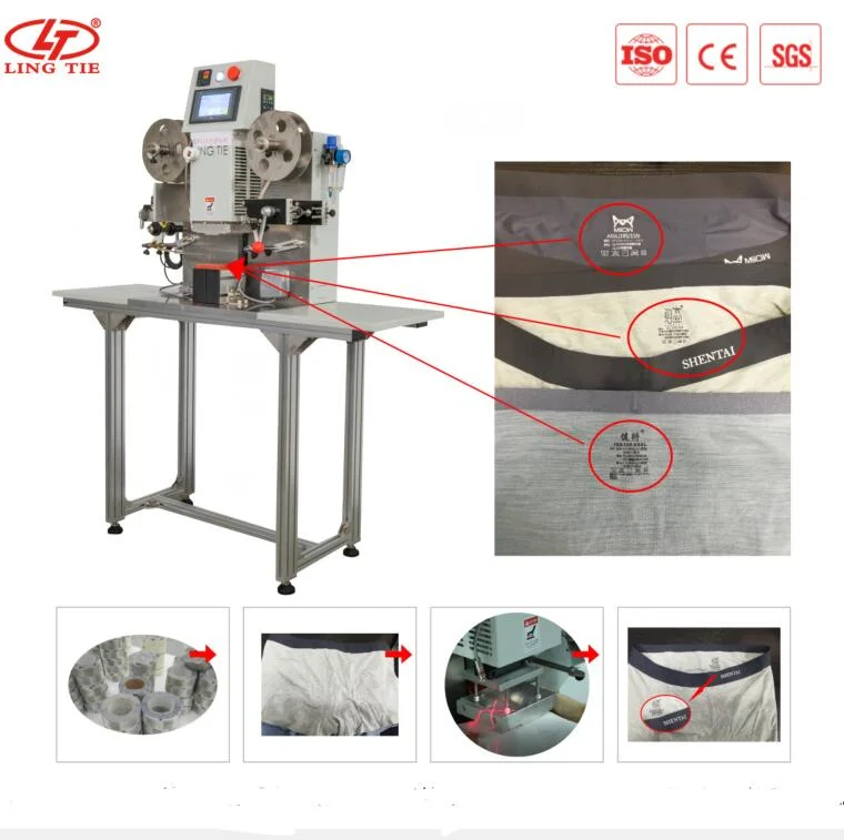 Heat Transfer Press for Insole, Pants, Garment Tagless Care Labeling