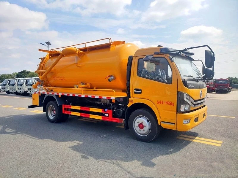 New Vacuum Pump Sewage Water Tank Fecal Suction Truck