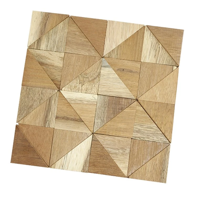 Subway Hexagon Herringbone Wood Mosaic Art Peel and Stick Backsplash Irregular Modern Floor Wall Tiles Wooden Mosaic