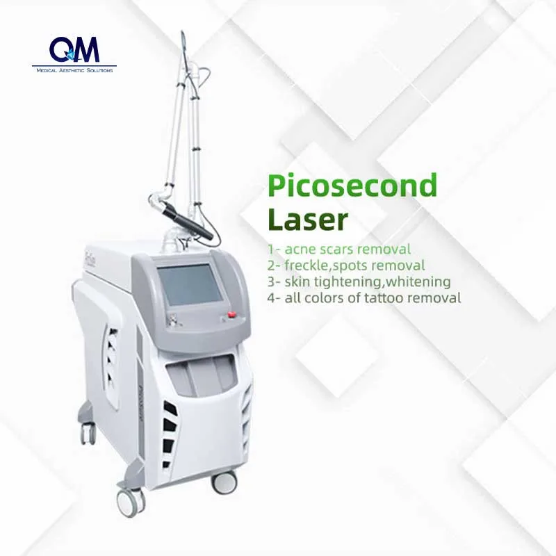 Factory Price Picosecond Laser Single or Double Lamp Rod Picosecond Laser Tattoo Removal ND YAG Laser Machine Stationary