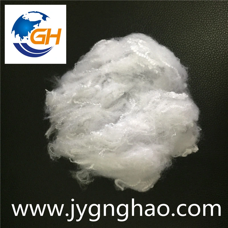 Recycled Polyester Staple Fiber in White Color