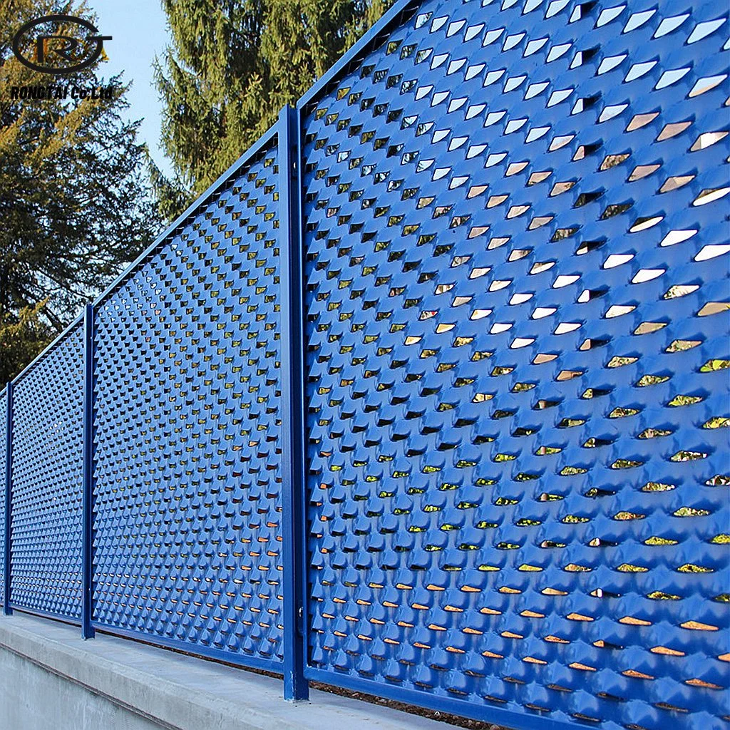 Anodized Aluminium Expanded Metal Sheet Fence for Shading and Decoration