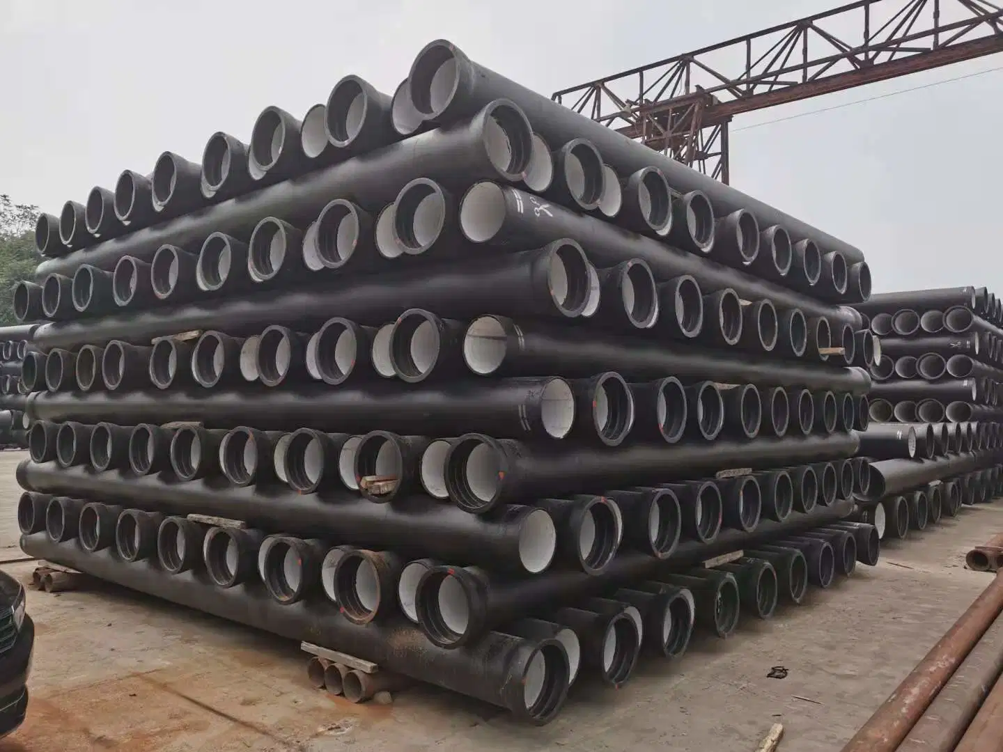 ISO2531 En545 Ductile Cast Iron Pipes DN80-DN 2600 K9 C40 Ductile Iron Pipe