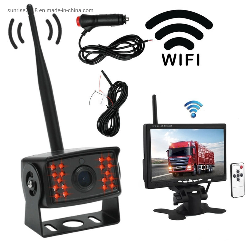 Wireless 7inch Car Monitor with Bracket Optional for Backup Safety