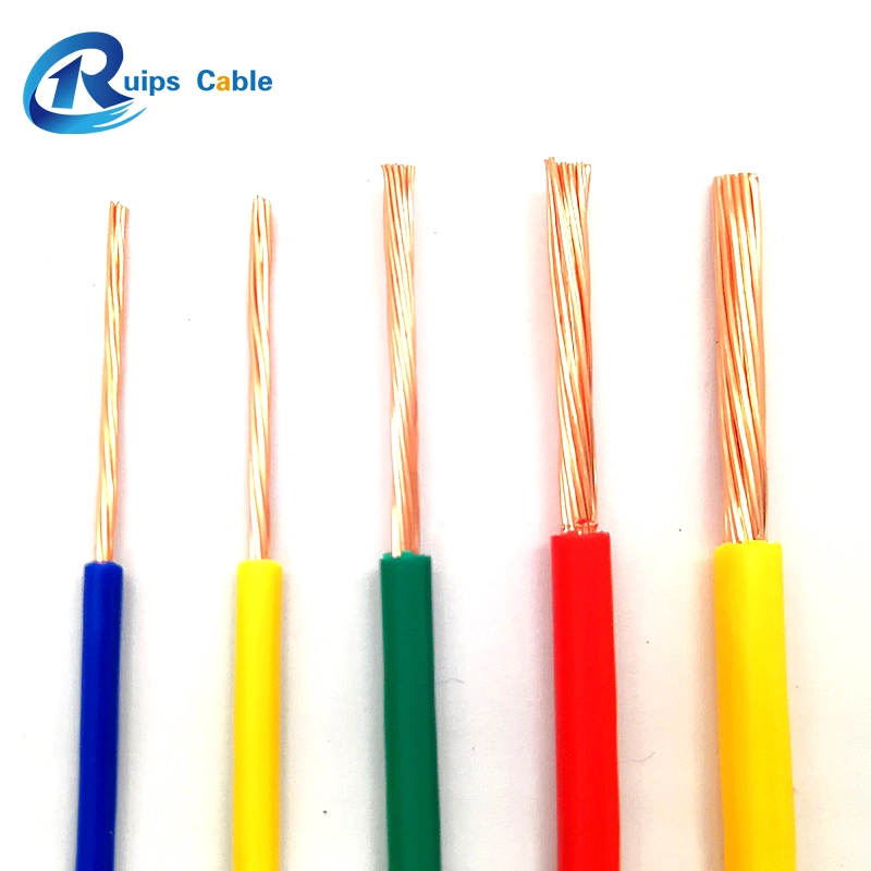 H05z-K/H07z-Kh05z-U/H07z-U/H07z-R Cross-Linked Thermoplastic Halogen-Free Single Core Flexible Copper Conductor PVC Insulated Electrical Cable