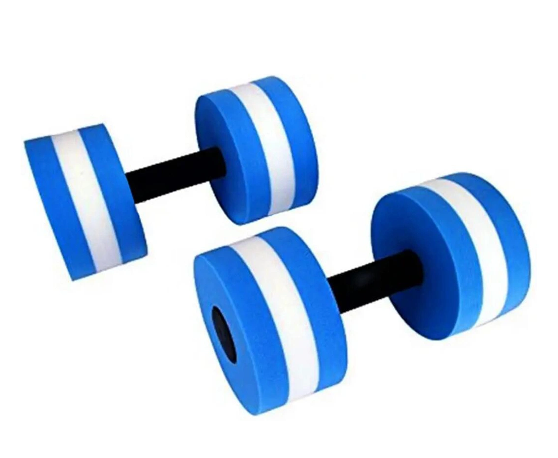 EVA Wholesale/Supplier Custom Logo Round Shaped Colorful Cheap Swimming Foam Waterproof Dumbbells