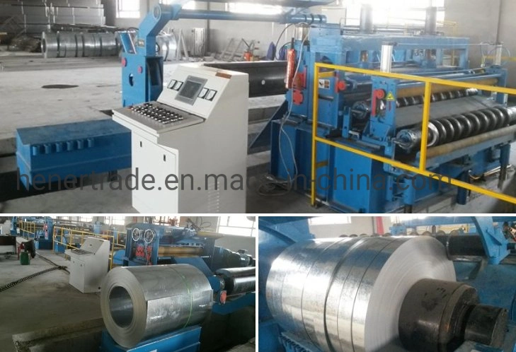 0.3-3.0mm and Width 1500mm Speed Galvanized Steel Coil Slitting Machine Line