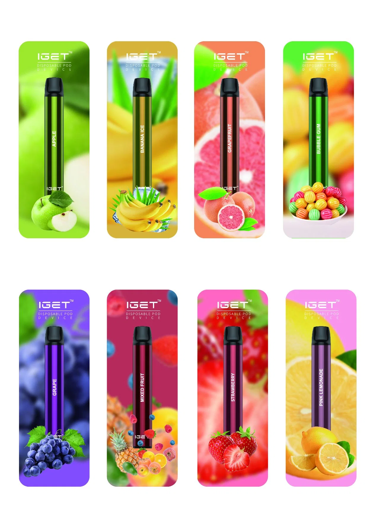 Los cigarrillos electrónicos desechables Shion Iget vaporizador 2021 Hot vender Vape Shisha