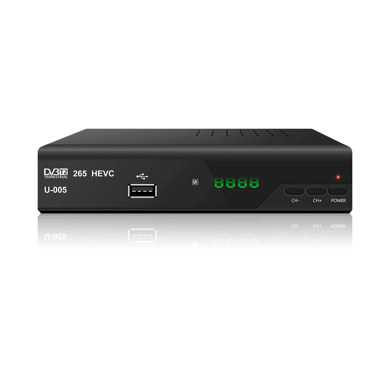 جودة عالية، H. 265 HEVC، جهاز استقبال تلفزيون رقمي DVB-T2