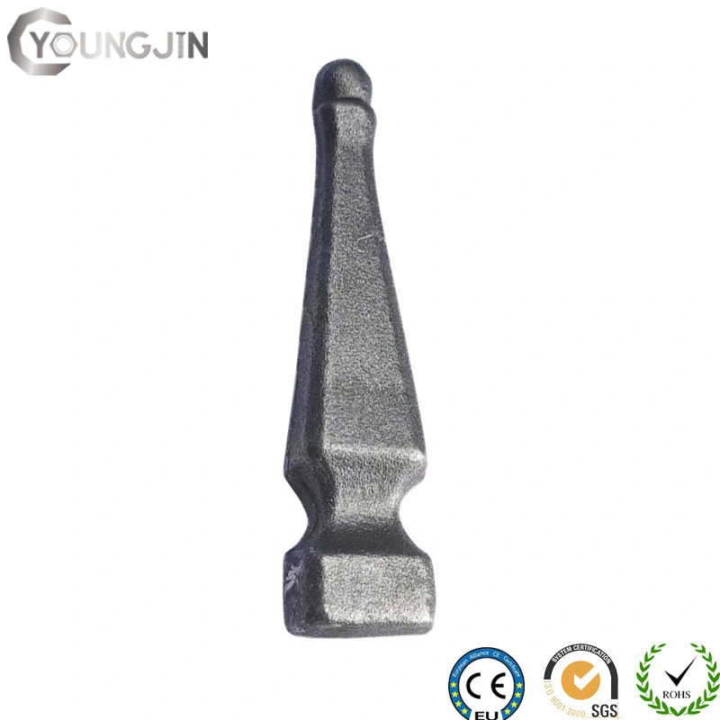 Cast Iron Spear Head with Square Base