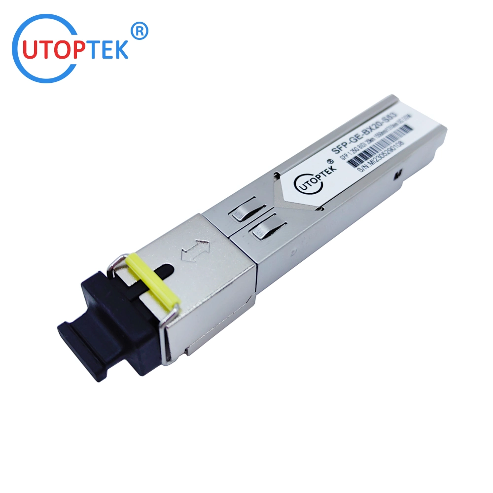 Industrial Wide Temperature 1.25g Bidi Sc 3km 1310/1550nm Ddm Optical Fiber SFP Module