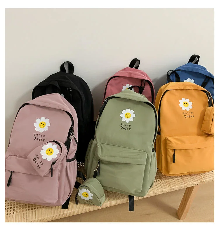 Wholesale/Supplier Fashion Backpack Print Small Daisy Rucksack Large Capacity High School Bag