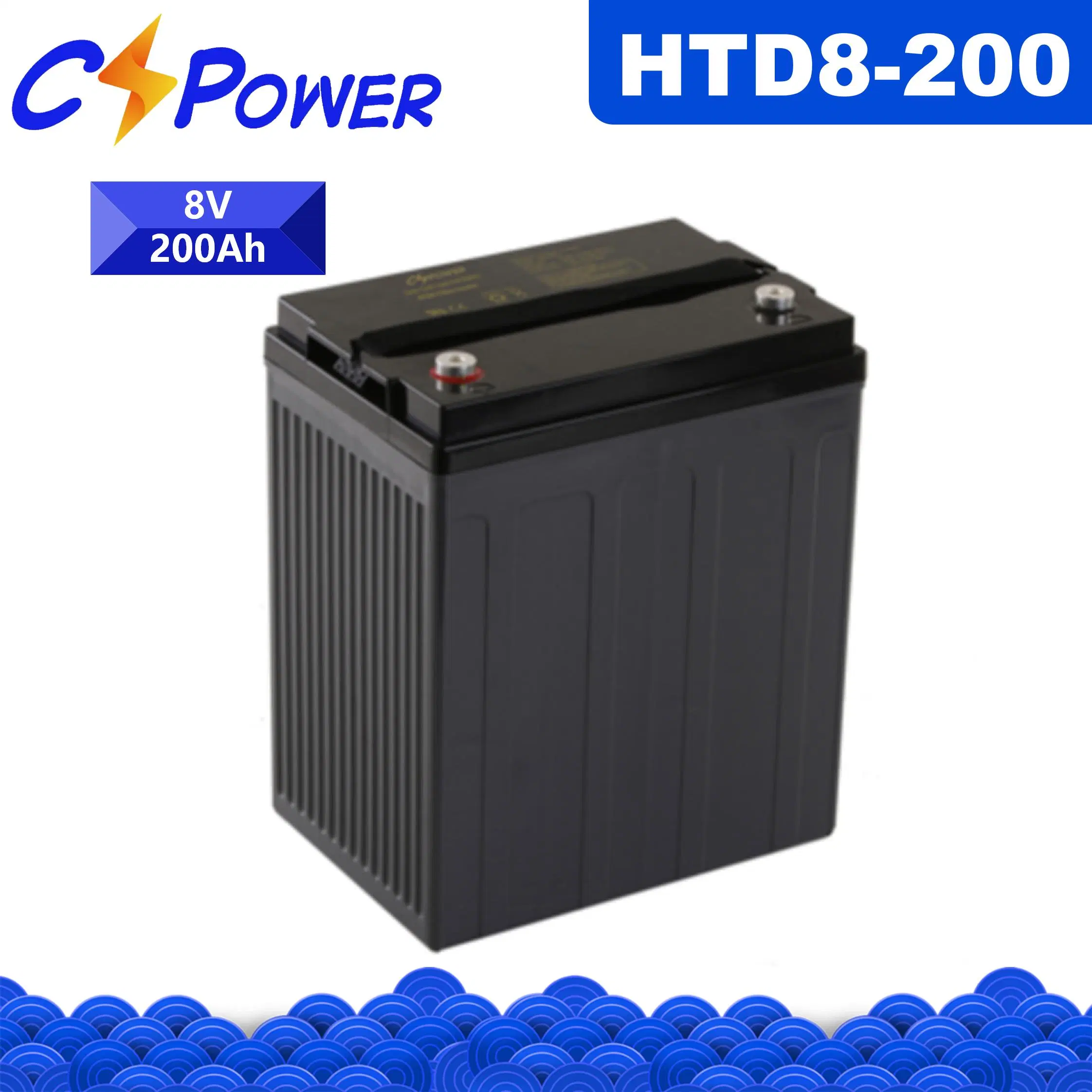 Cspower Htd8-200 de batería de coche de golf de 8V 200Ah