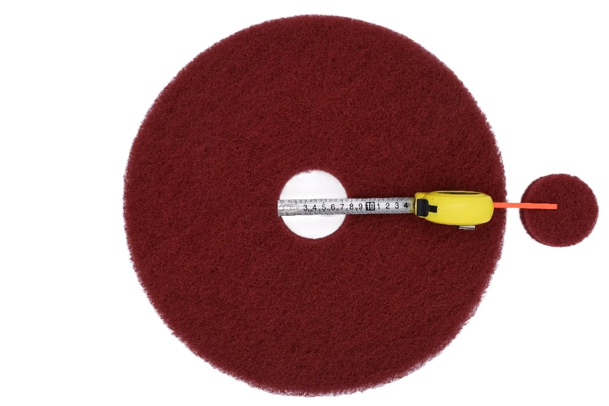 9" Red Fiber Disc Cleaning Polishing Pad with Not Burning The Workpieces for Floor Sanding Grinding Buffing