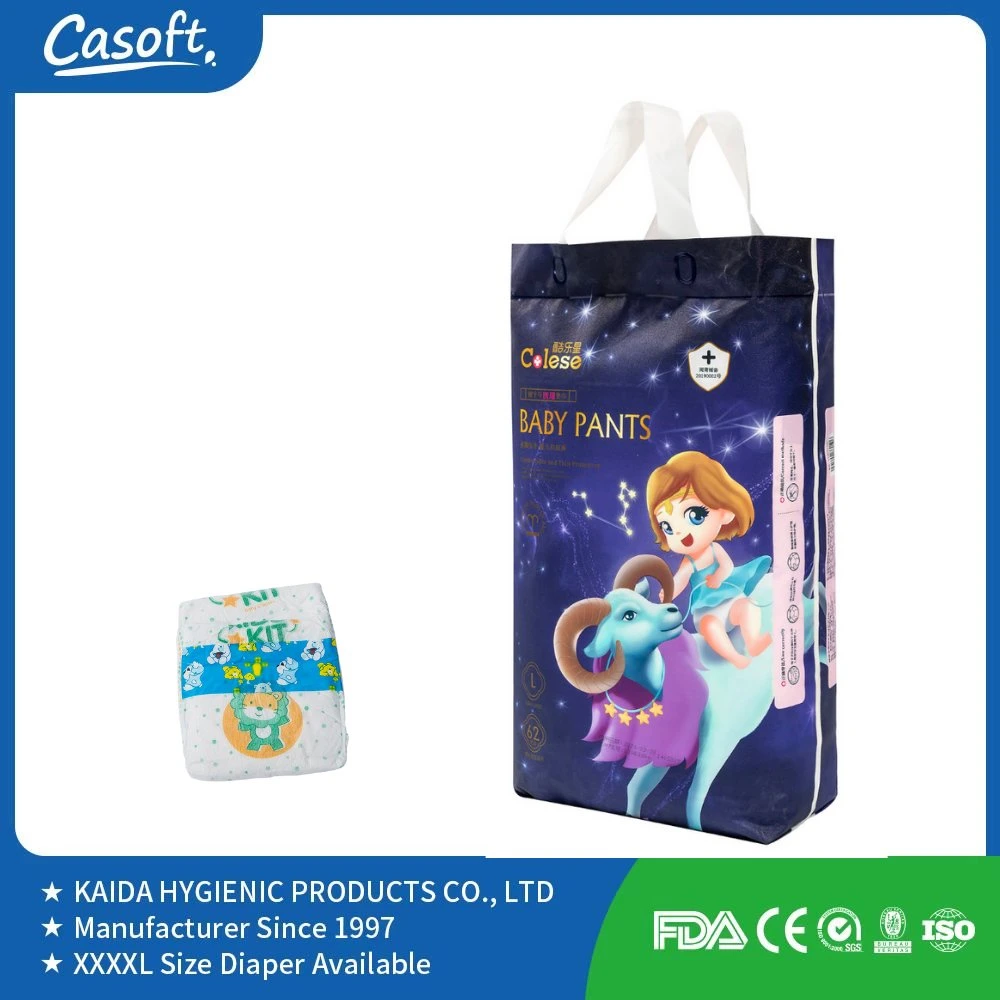 Casoft Factory Direct Baby Nappy Manufacturer Competitive Price High quality/High cost performance  Super Thin Disposable Old Baby Diaper for Sale in China Baby Goods for America UK