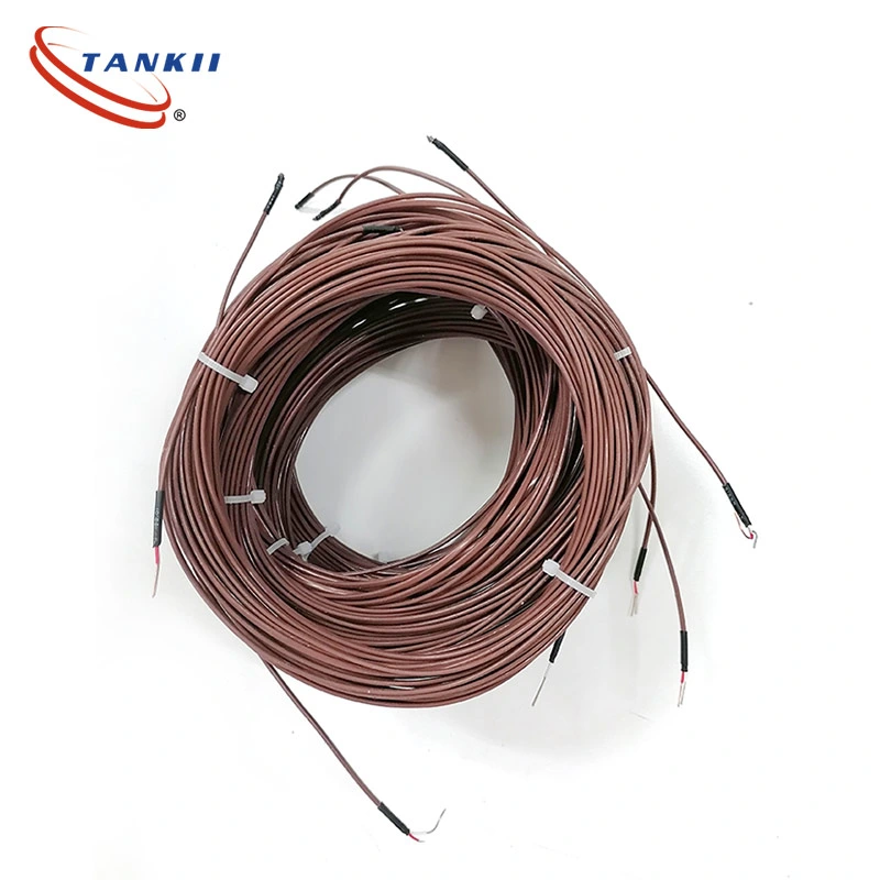 K Type Thermocouple PTFE insulated 2*0.5mm Brown Colour Thermocouple Wire