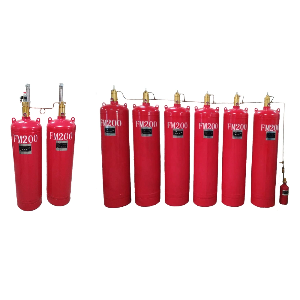 4.2MPa Pipe Network FM200 Fire Suppression System for Single Protected Zone Fire Extinguisher Brazilian Fire Extinguisher Vietnam Fire Extinguisher