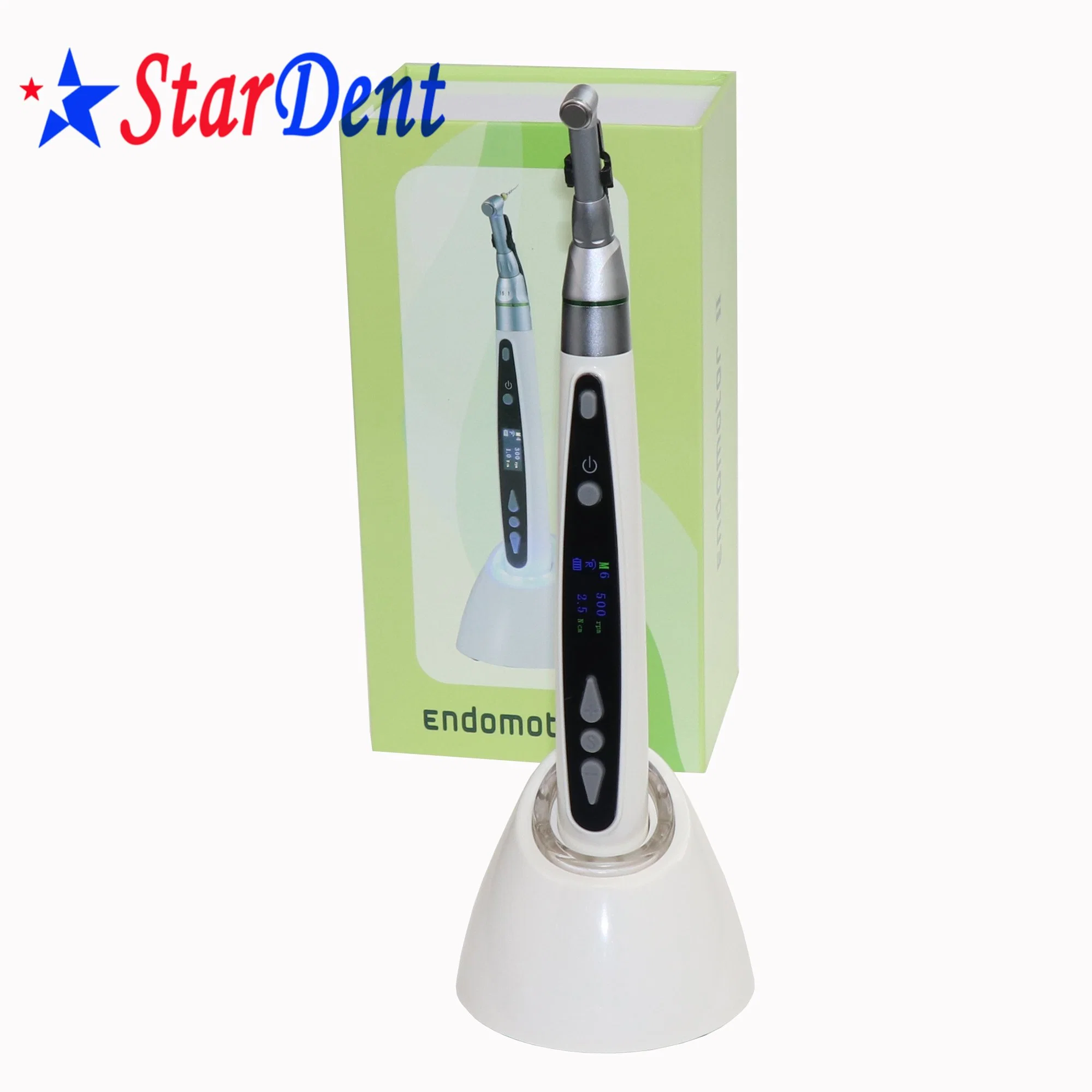 Portable Wireless Root Canal Motor Endo Motor with Light 16: 1 Contra Angle New Arrivals Dental Equipment