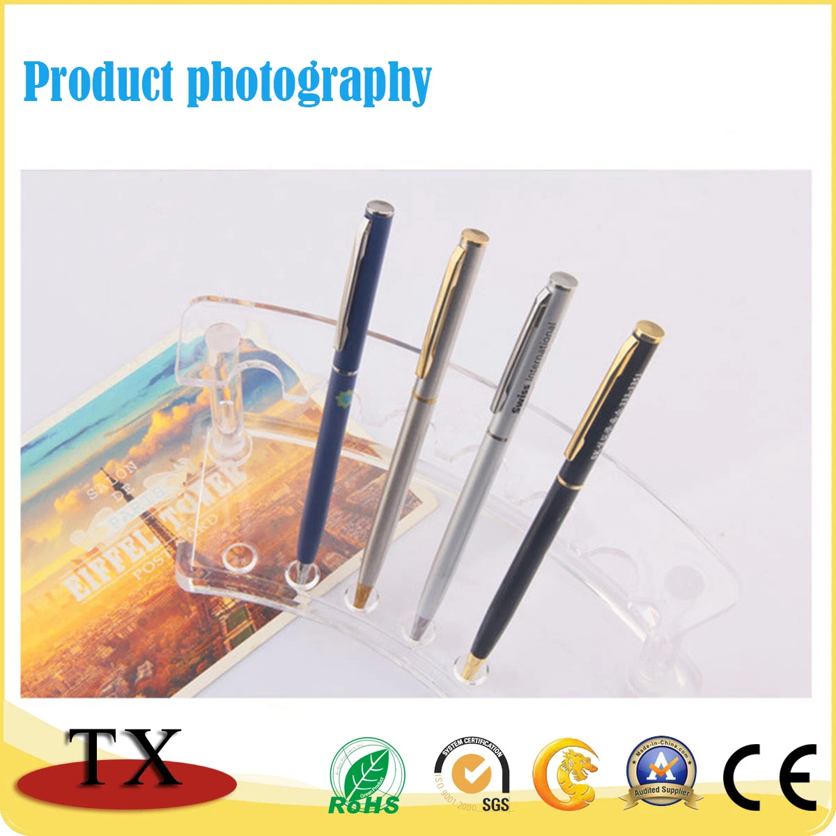 Luxury Good Quality Metal Custom Twist Mechanism Ball Pen for Promotion Gift Pen