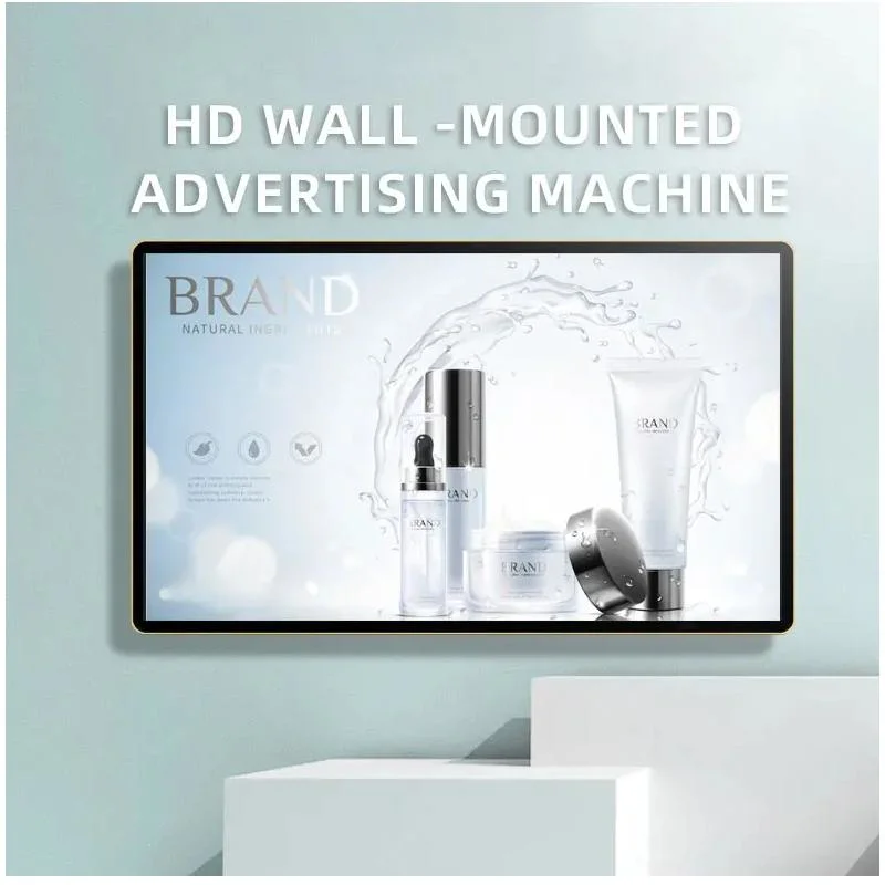 Vertical Digital Signage Advertising Machine HD LCD TV Display Panel Hanging Display