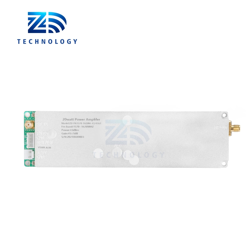 20W 428-438MHz 902-928MHz 1560-1610MHz 2400-2500MHz 5500-5900MHz Power Amplifier with SMA-K Connector