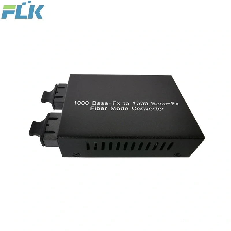 Optical Fiber Network Sm to mm Fiber Converter 10/100/1000m Single Mode to Multi Mode Media Converter Vice Versa